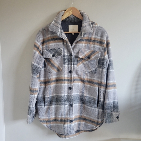 Thread & Supply | Fleece Shacket - Picture 1 of 2